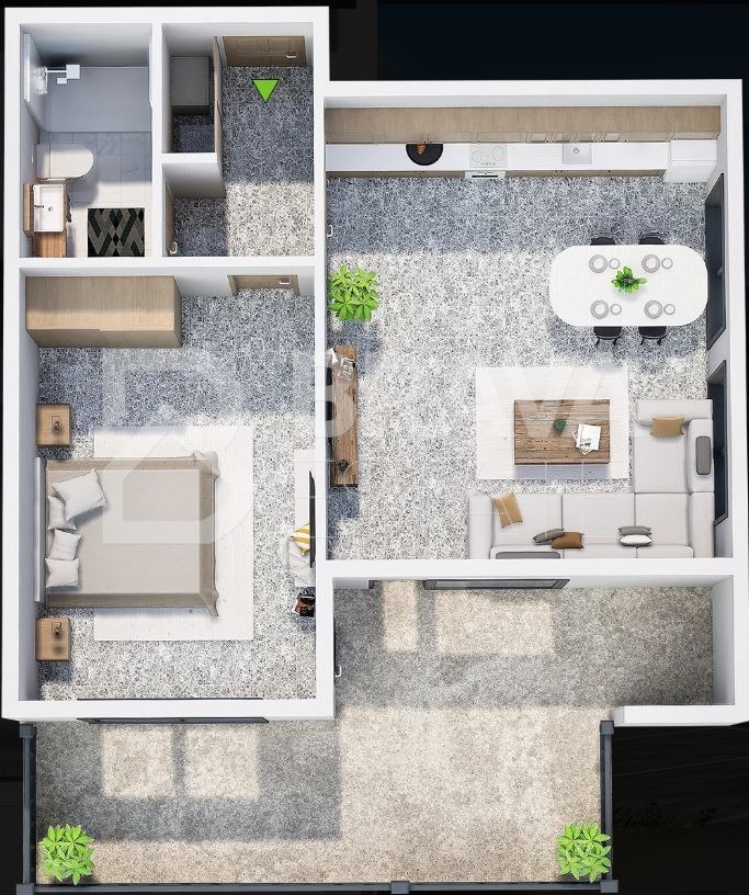 Продава 2-СТАЕН, гр. Пловдив, Христо Смирненски, снимка 3 - Апартаменти - 53629117