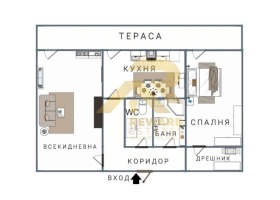 1 hálószoba Nadezsda 4, Sofia 13