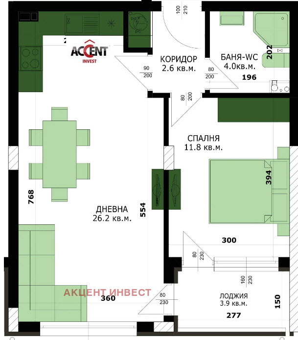 Продава 2-СТАЕН, гр. Варна, Кайсиева градина, снимка 2 - Апартаменти - 53043481