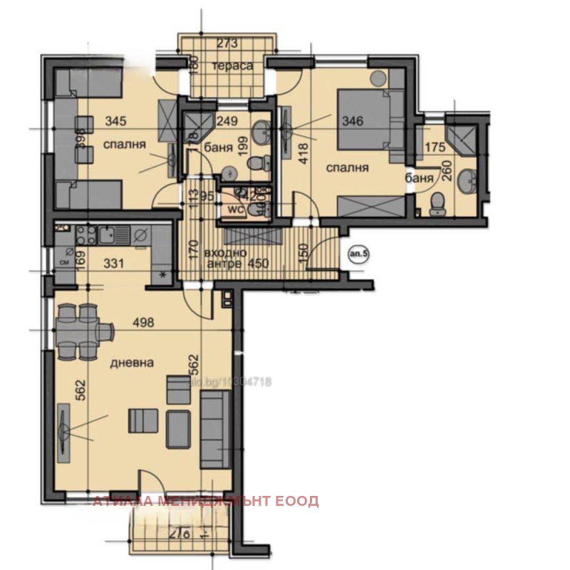À vendre  2 chambres Plovdiv , Ostromila , 125 m² | 13842230 - image [3]