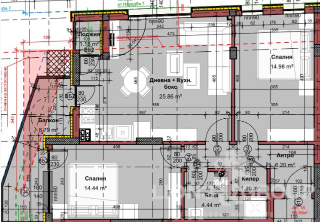 Продава 3-СТАЕН, гр. Варна, Изгрев, снимка 3 - Апартаменти - 55751437