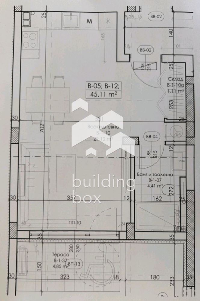 Продава 1-СТАЕН, гр. Пловдив, Остромила, снимка 4 - Aпартаменти - 48536329