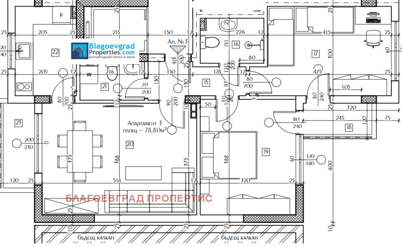 Продава  3-стаен град Благоевград , Широк център , 89 кв.м | 72515678 - изображение [2]