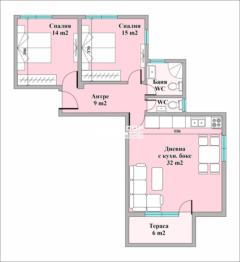 Продава 3-СТАЕН, гр. Пловдив, Остромила, снимка 2 - Aпартаменти - 49583024