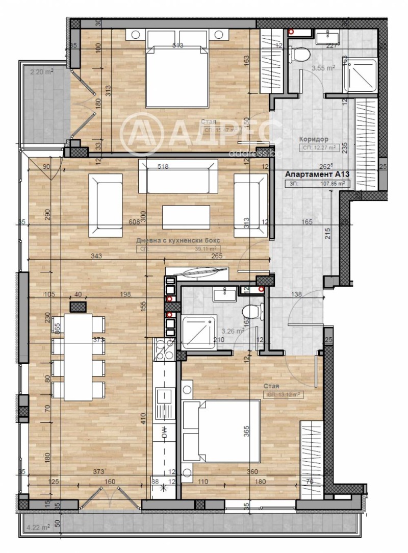 Na sprzedaż  2 sypialnie Sofia , Manastirski liwadi , 129 mkw | 10597481 - obraz [4]