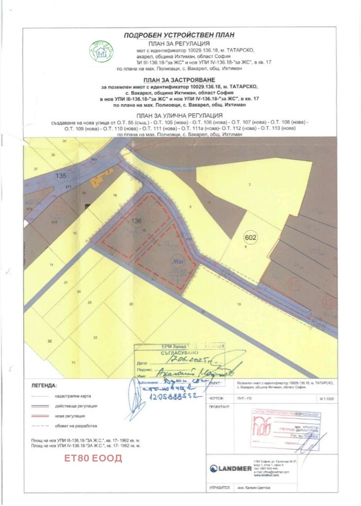 Продава ПАРЦЕЛ, с. Вакарел, област София област, снимка 9 - Парцели - 54326500