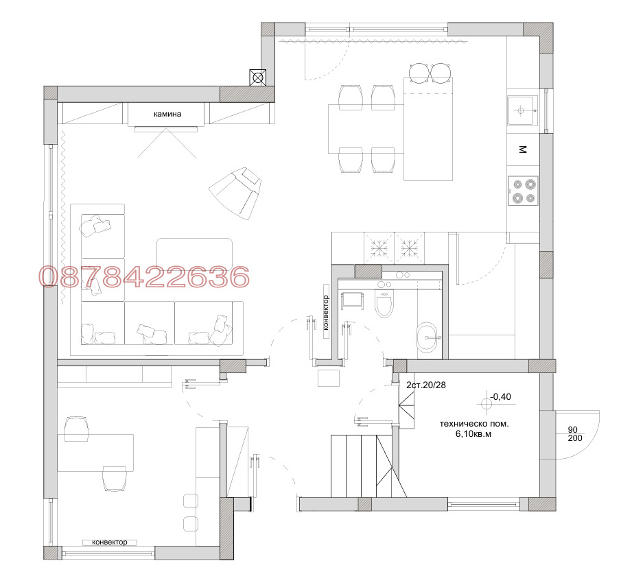 Продава КЪЩА, с. Лесново, област София област, снимка 5 - Къщи - 53970411