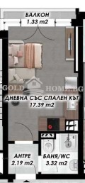 Продава  1-стаен град Пловдив , Гагарин , 40 кв.м | 22836285 - изображение [2]
