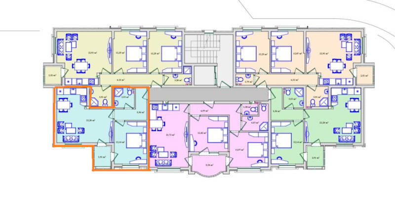 Продава 2-СТАЕН, гр. Хасково, Център