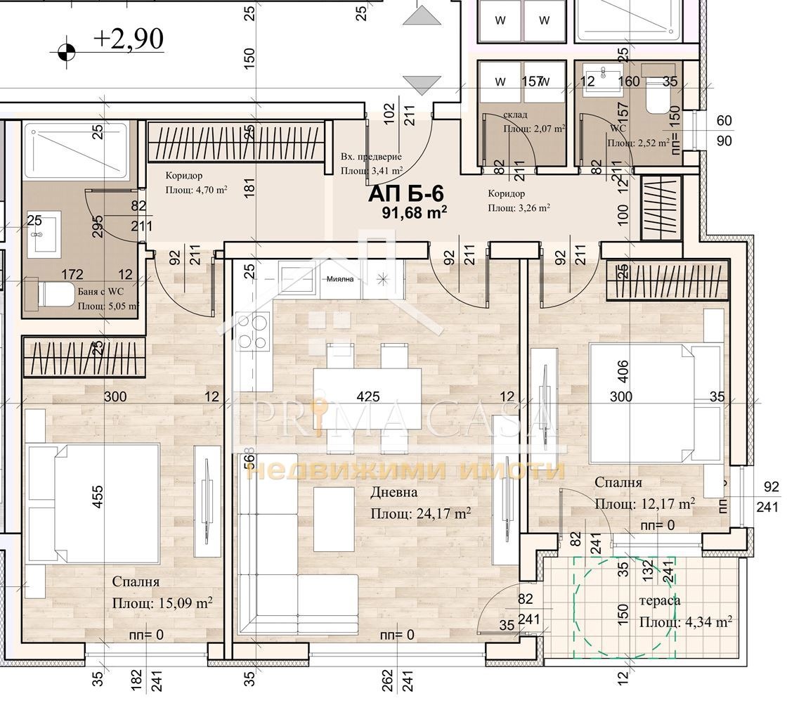 Продава 3-СТАЕН, гр. Пловдив, Западен, снимка 2 - Апартаменти - 50204227