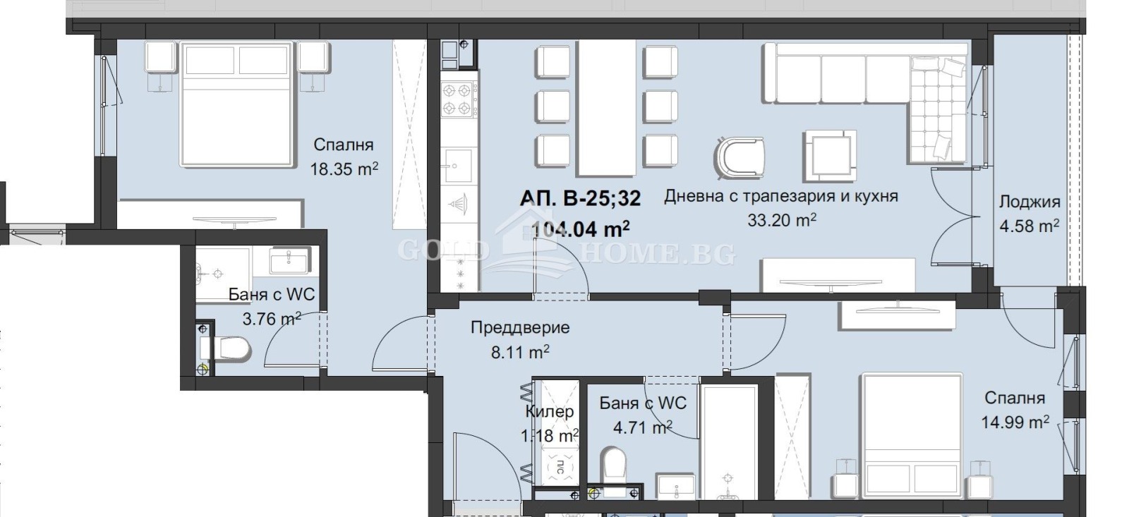 Продава 3-СТАЕН, гр. Пловдив, Христо Смирненски, снимка 3 - Апартаменти - 55800379
