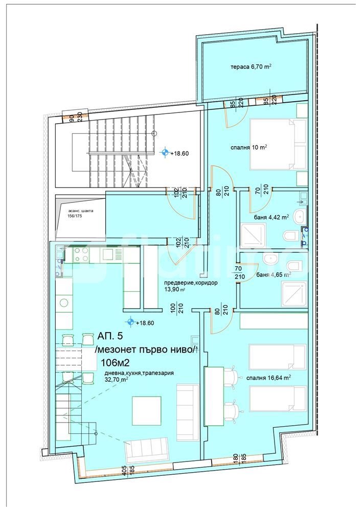 Продава МЕЗОНЕТ, гр. София, Банишора, снимка 8 - Апартаменти - 51976138