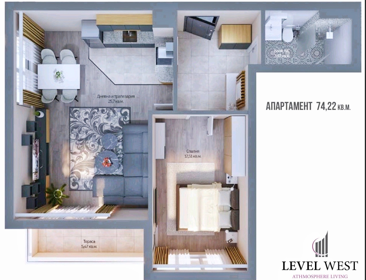 Продава 2-СТАЕН, гр. Пловдив, Христо Смирненски, снимка 8 - Апартаменти - 56112486