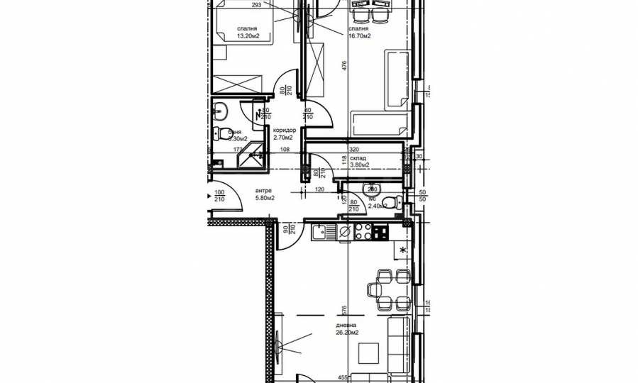 Продава 3-СТАЕН, гр. Пловдив, Беломорски, снимка 8 - Апартаменти - 54056714