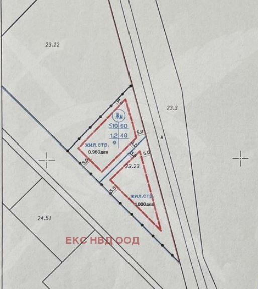Satılık  Komplo bölge Filibe , Brestnik , 1000 metrekare | 59215634
