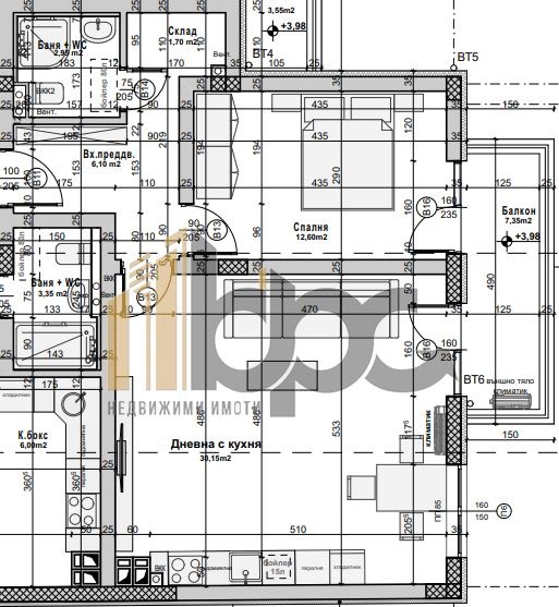 Продава 2-СТАЕН, гр. София, Сухата река, снимка 1 - Aпартаменти - 46692323