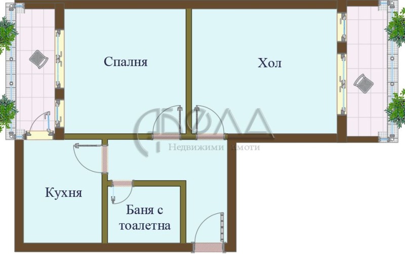 À venda  1 quarto Sofia , Nadejda 3 , 63 m² | 48337423