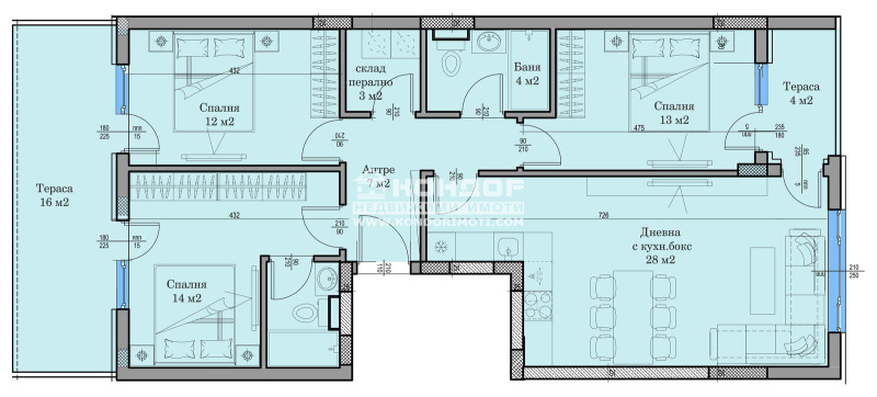 Zu verkaufen  3+ Schlafzimmer Plowdiw , Hristo Smirnenski , 137 qm | 48673793 - Bild [2]