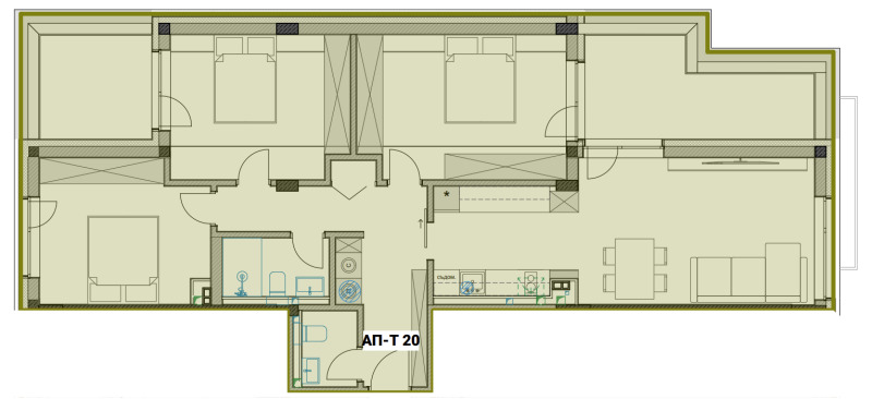 Продава 4-СТАЕН в град Русе, Здравец - 157 кв.м / 211 950 € » 414 538.17 лв., КОЛЕЛИБА ООД