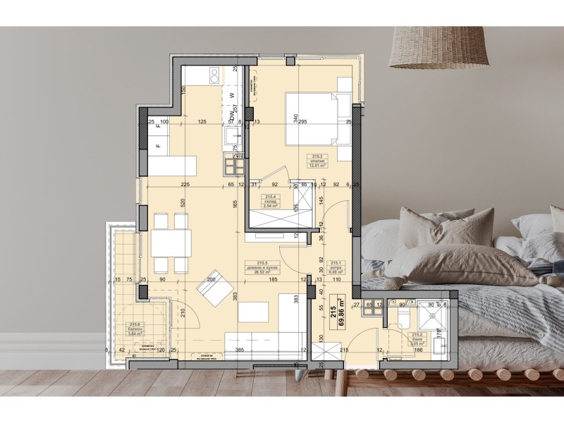 Продава  2-стаен град София , Люлин 5 , 78 кв.м | 80976384 - изображение [8]