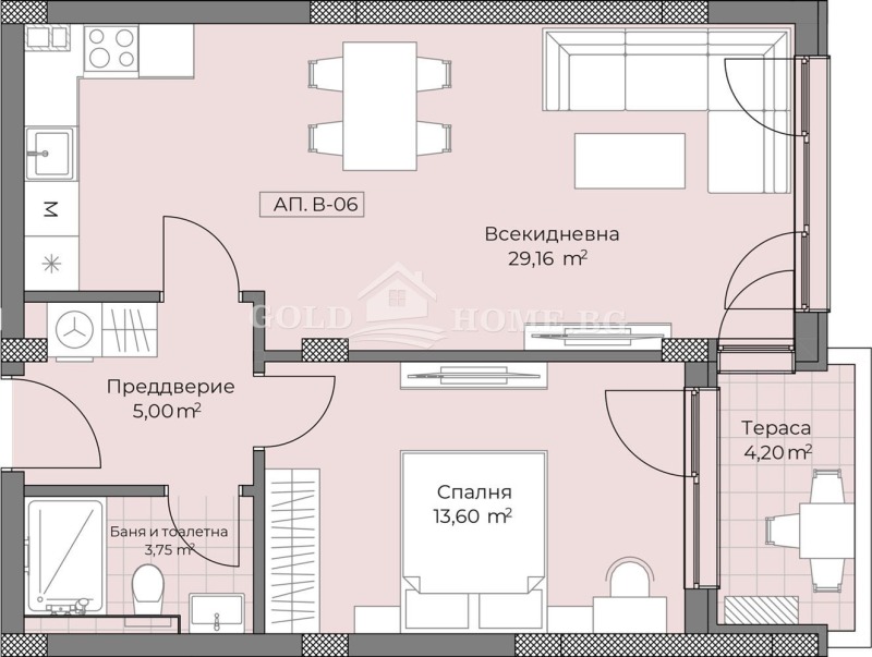 Продава 2-СТАЕН, гр. Пловдив, Остромила, снимка 4 - Aпартаменти - 48128271