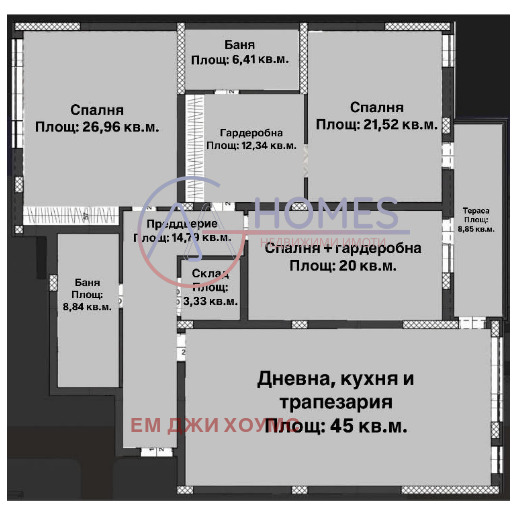 Продаја  3+ спаваћа соба Софија , Центар , 227 м2 | 89346974