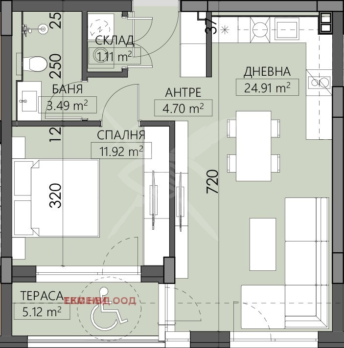 Продава 2-СТАЕН, град Пловдив, Южен • 105500 € / 206340.07 лв. • 64737504 1
