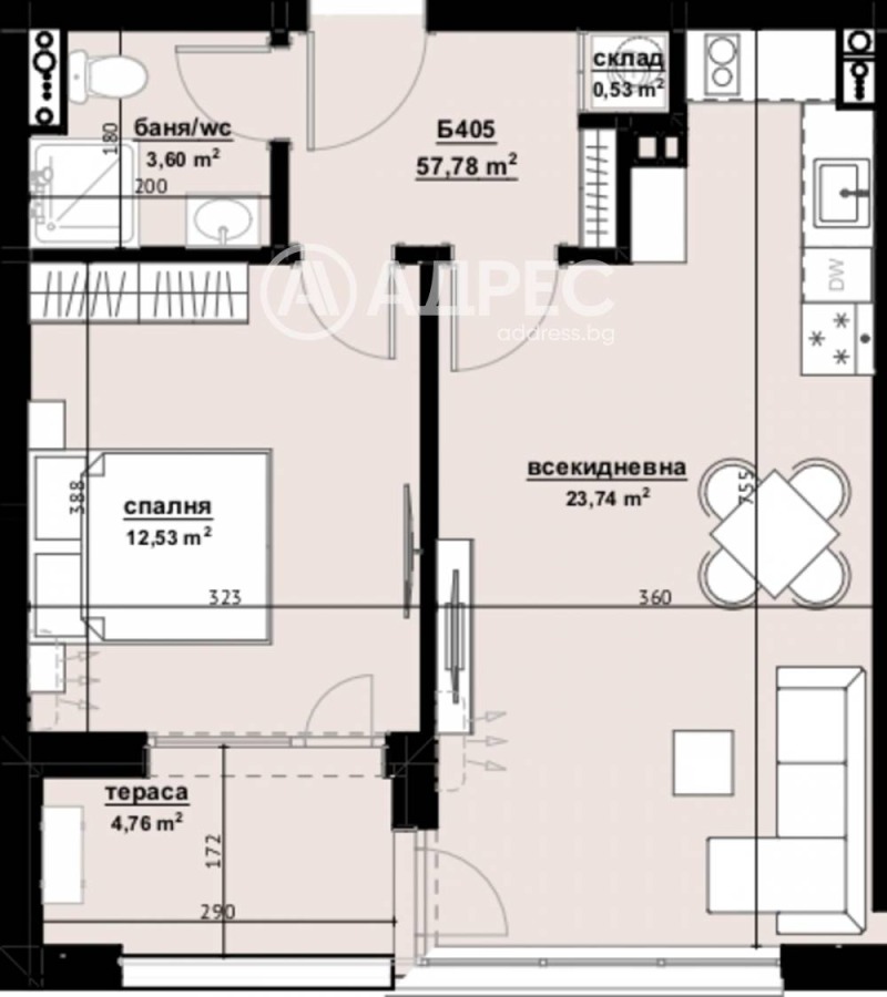 Продава 2-СТАЕН, гр. Бургас, област Бургас, снимка 3 - Апартаменти - 52810366