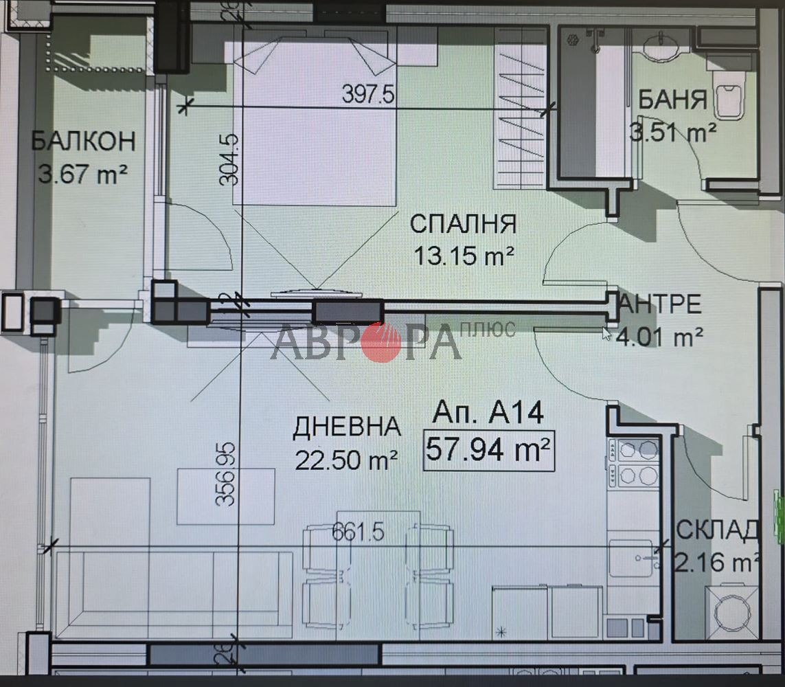 Продава  2-стаен град София , Манастирски ливади , 67 кв.м | 66614557