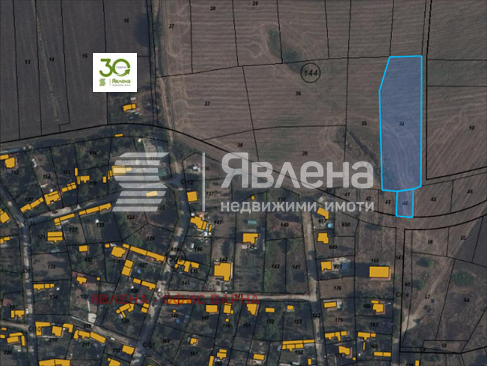 Продава ПАРЦЕЛ, с. Осеново, област Варна, снимка 2 - Парцели - 54599089