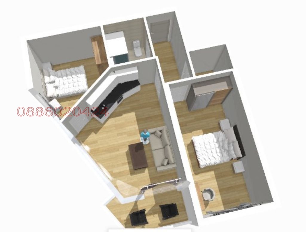 Продава 3-СТАЕН, гр. Варна, Погреби, снимка 6 - Апартаменти - 53796084