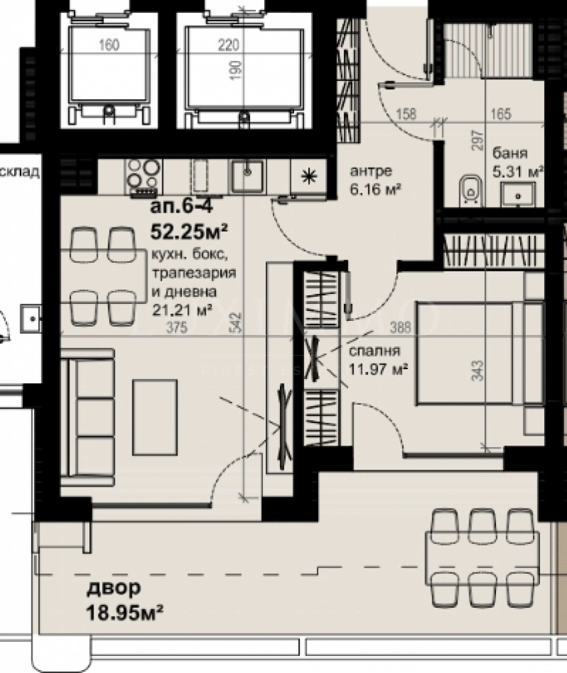 Na prodej  1 ložnice Burgas , Izgrev , 60 m2 | 99963217 - obraz [2]