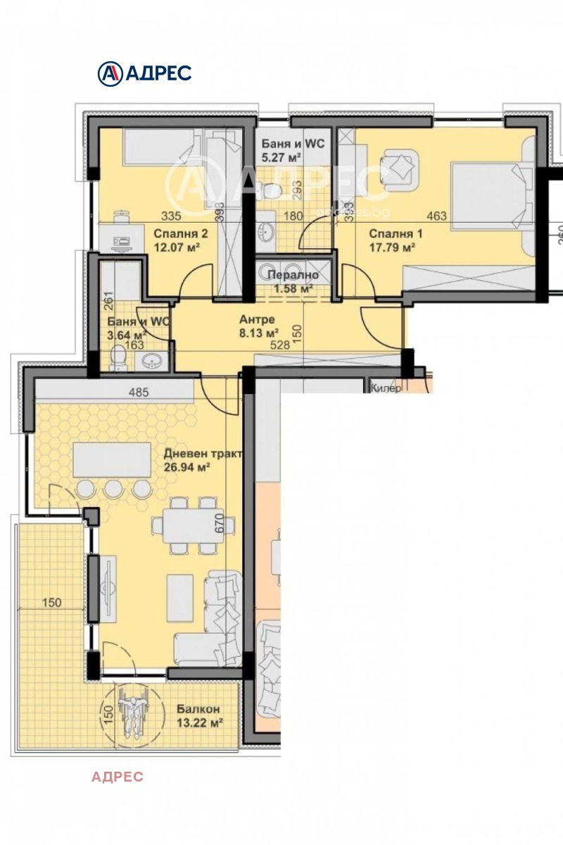 Продава  3-стаен град Варна , Владислав Варненчик 1 , 121 кв.м | 75675424 - изображение [5]