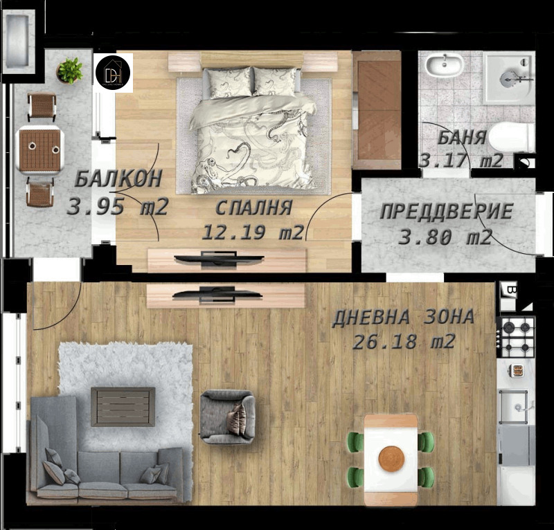 Продава 2-СТАЕН, гр. Пловдив, Беломорски