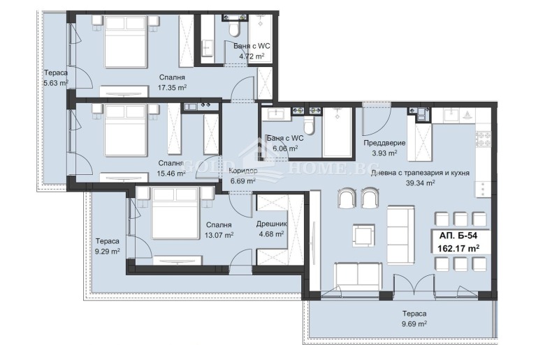 Продава 4-СТАЕН, гр. Пловдив, Христо Смирненски, снимка 4 - Aпартаменти - 48958133