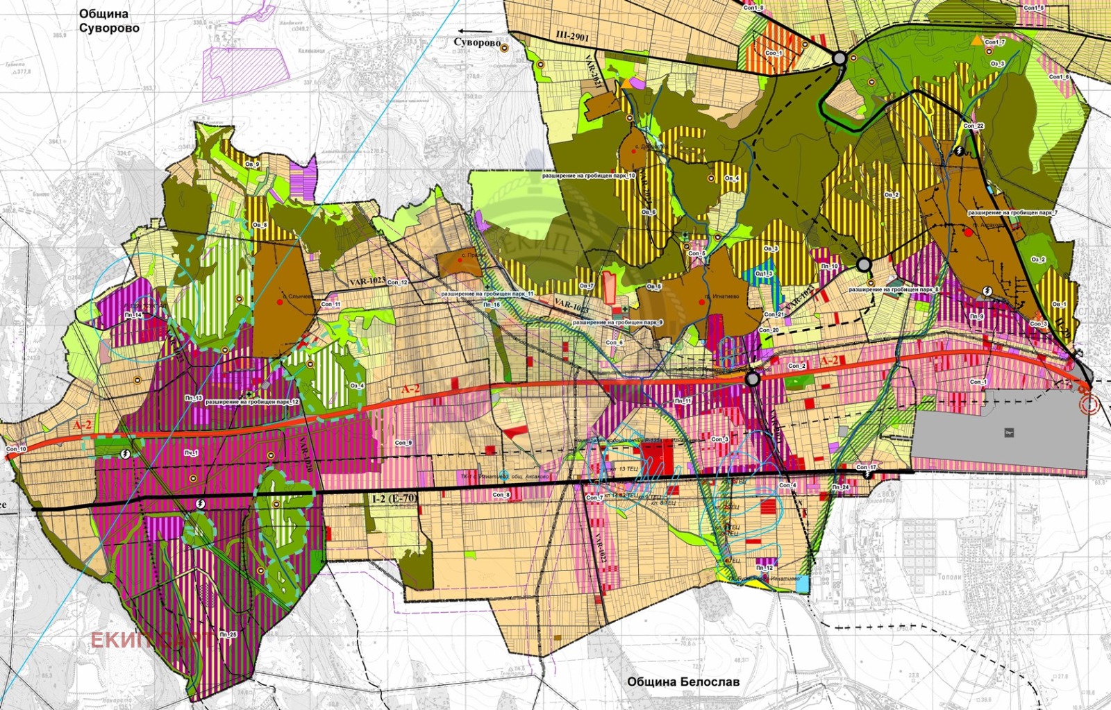 Продава ПАРЦЕЛ, гр. Варна, с. Тополи, снимка 2 - Парцели - 47140489