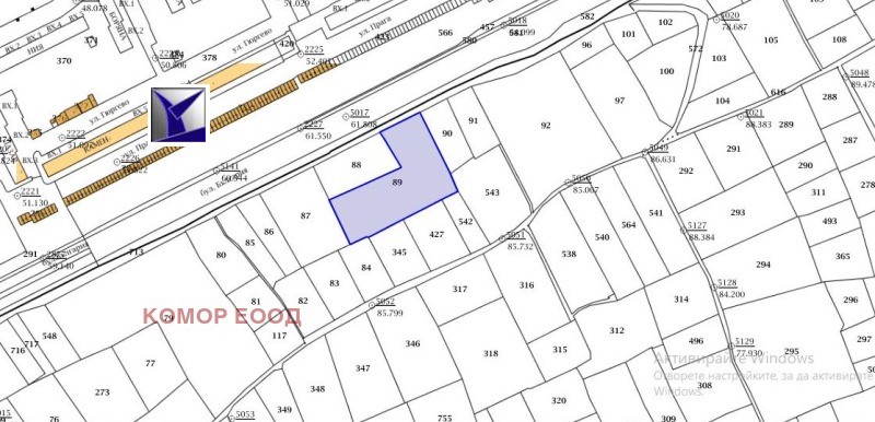 Продава ПАРЦЕЛ в град Русе, Промишлена зона - Изток - 4378 кв.м / 60 000 € » 117 349.80 лв., КОМОР ЕООД
