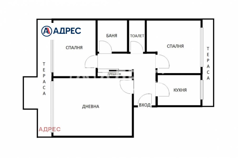 Продава 3-СТАЕН, гр. Варна, Чайка, снимка 2 - Апартаменти - 53255555