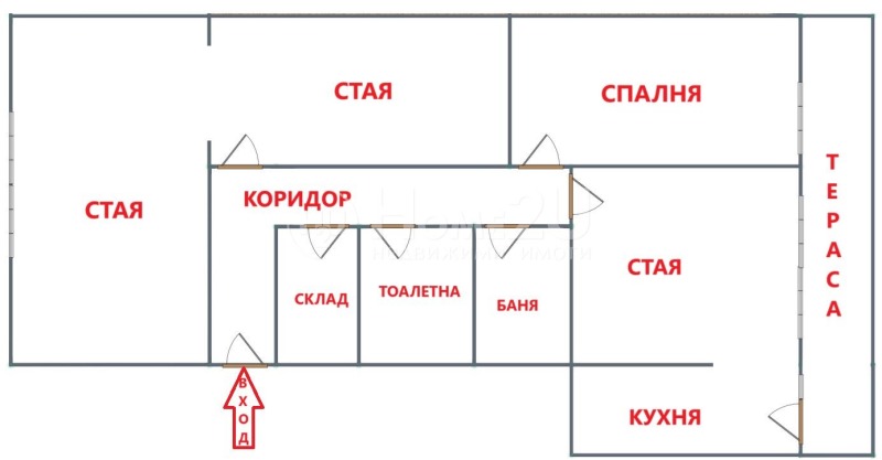 Na prodej  1 ložnice Sofia , Centar , 69 m2 | 63830316 - obraz [2]