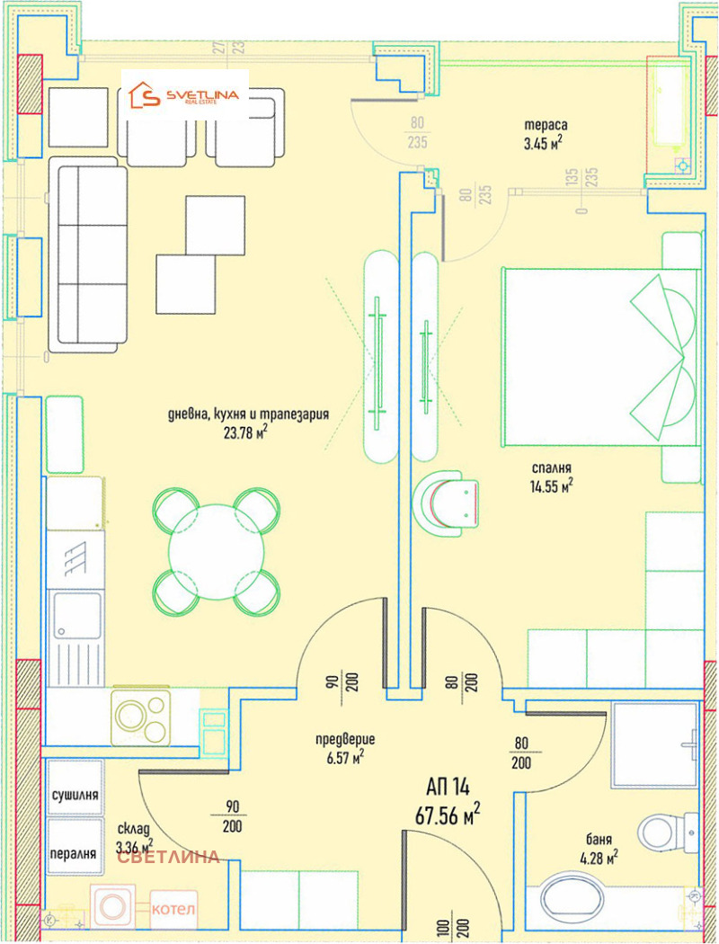 Продава  2-стаен град София , Малинова долина , 83 кв.м | 98713164 - изображение [3]