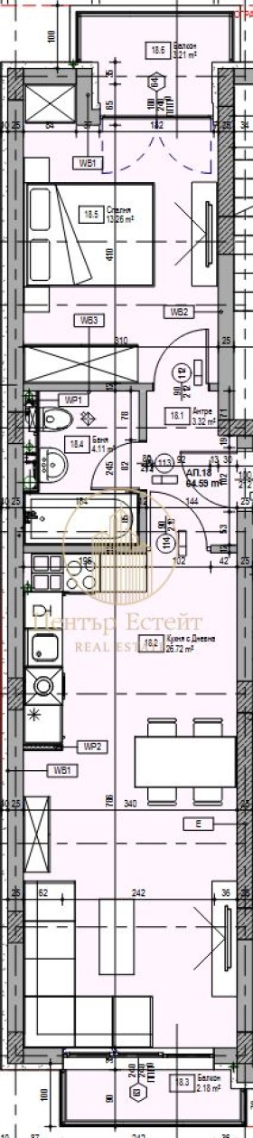 Продава  2-стаен град Плевен , Широк център , 79 кв.м | 37910061 - изображение [6]