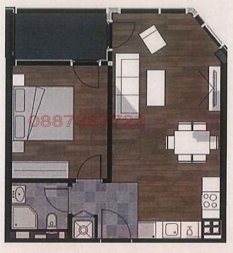 Zu verkaufen  1 Schlafzimmer Sofia , Doktorski pametnik , 73 qm | 63373282 - Bild [11]