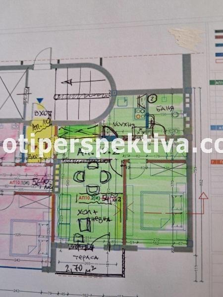 In vendita  1 camera da letto Plovdiv , Tsentar , 58 mq | 60463238 - Immagine [7]