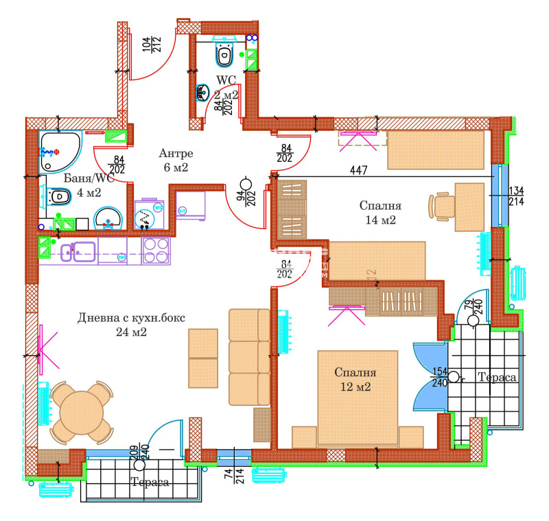Продава 3-СТАЕН, гр. Пловдив, Център, снимка 2 - Апартаменти - 52410769