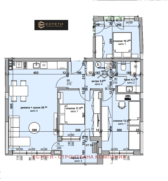 Продава 3-СТАЕН, гр. Стара Загора, Самара 3, снимка 4 - Апартаменти - 53311530