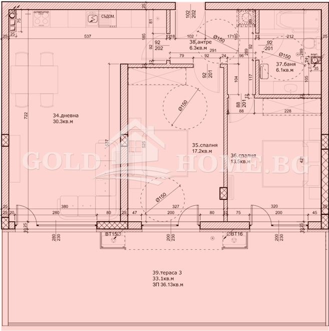 Продава 3-СТАЕН, гр. Пловдив, Остромила, снимка 3 - Апартаменти - 56257680