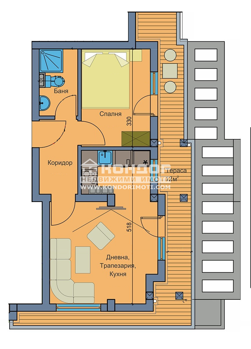 Продава 2-СТАЕН, гр. Пловдив, Въстанически, снимка 2 - Апартаменти - 49953136