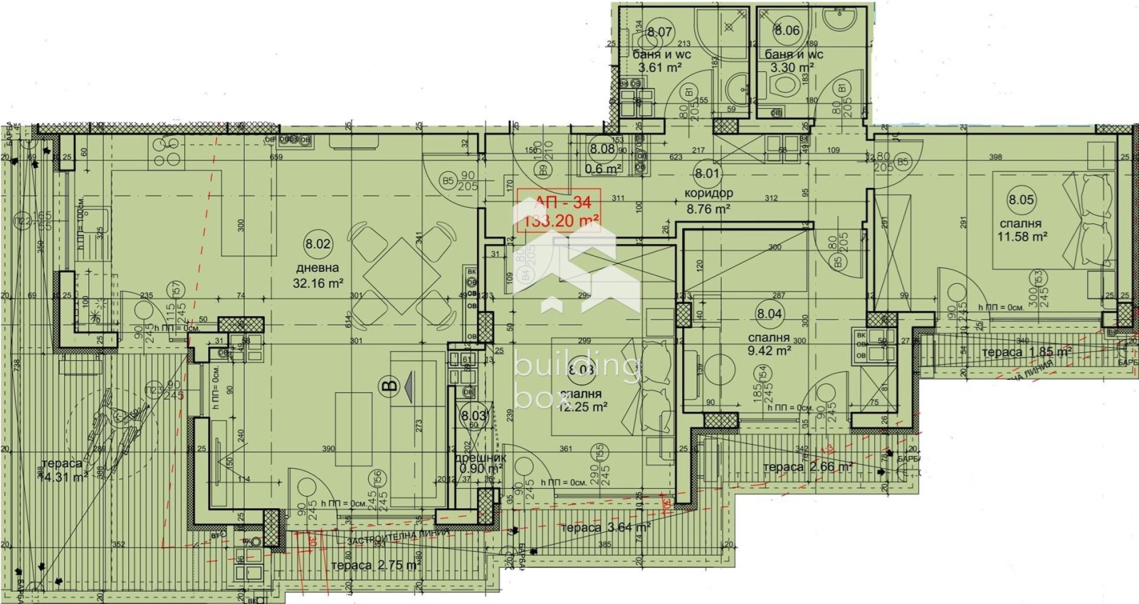 Продава 4-СТАЕН, гр. Варна, Изгрев, снимка 7 - Апартаменти - 54515121