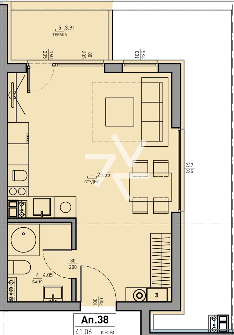 Продава  1-стаен град София , Малинова долина , 49 кв.м | 63794228 - изображение [2]