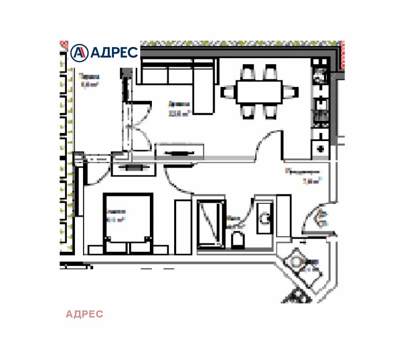 Продава 2-СТАЕН, гр. Варна, Бриз, снимка 3 - Aпартаменти - 45315637